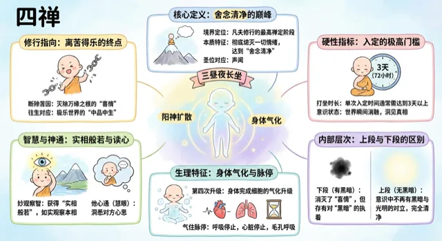 四禪(一) - 禪定境界圖解